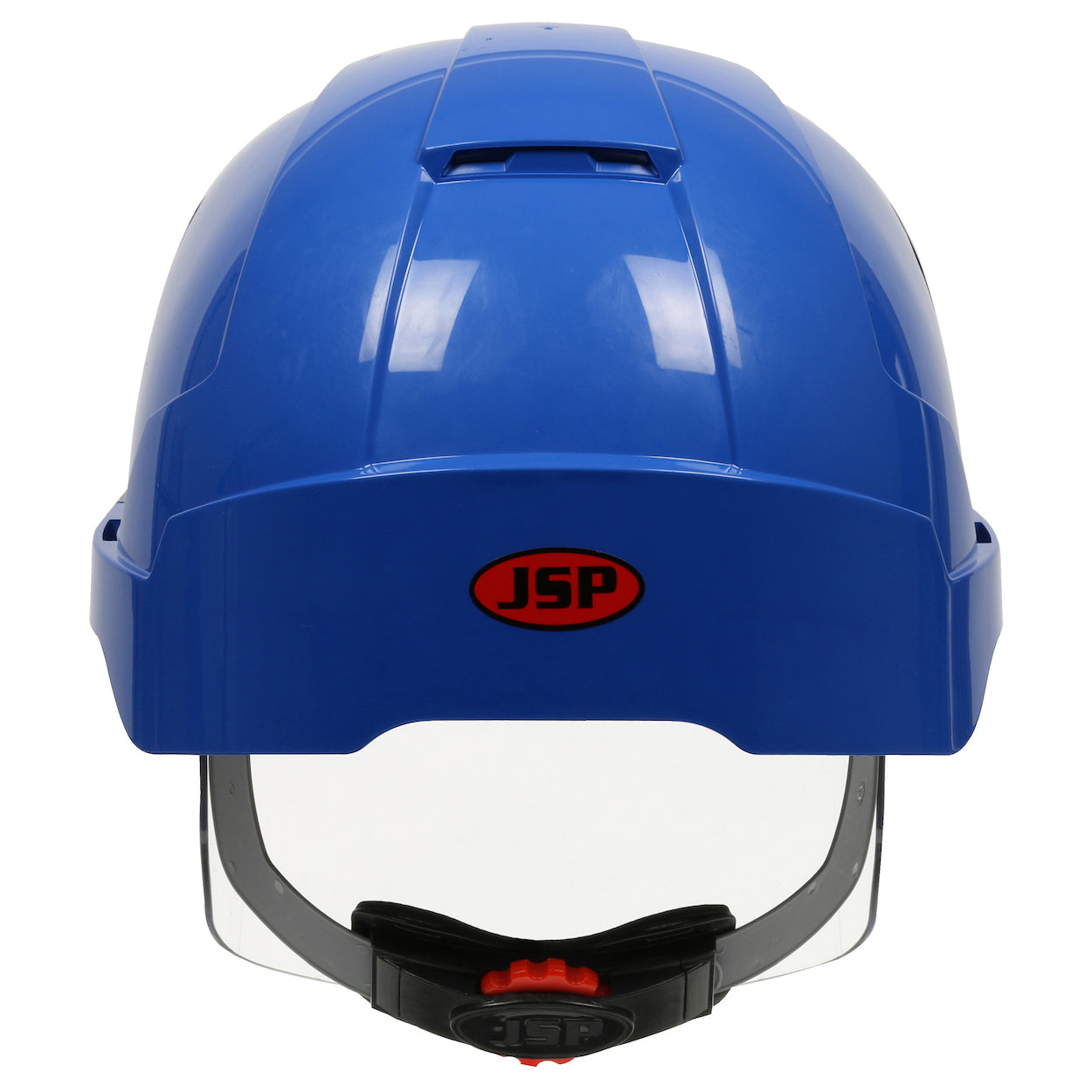 Smoke Top/Clear Visor Hard Hats - JSP - Vented Safety Helmet