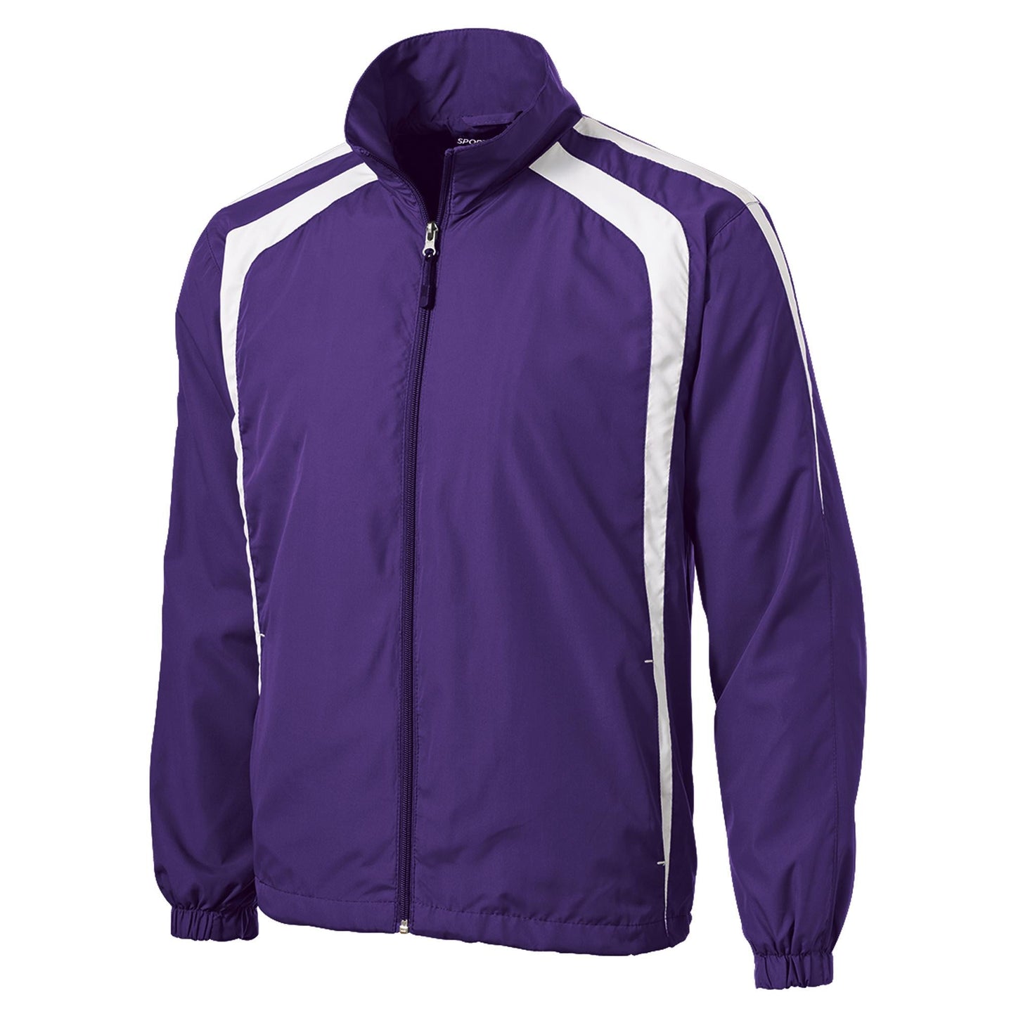 Black/White Jacket - Sport-Tek - Breathable Design - Lightweight
