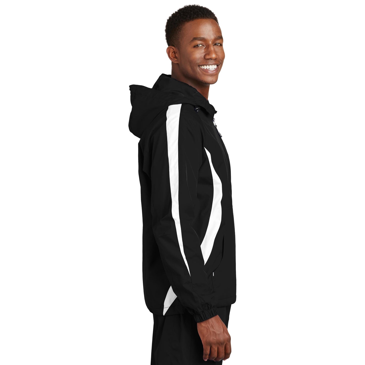 Black/White Anorak - Sport-Tek - Lightweight Style
