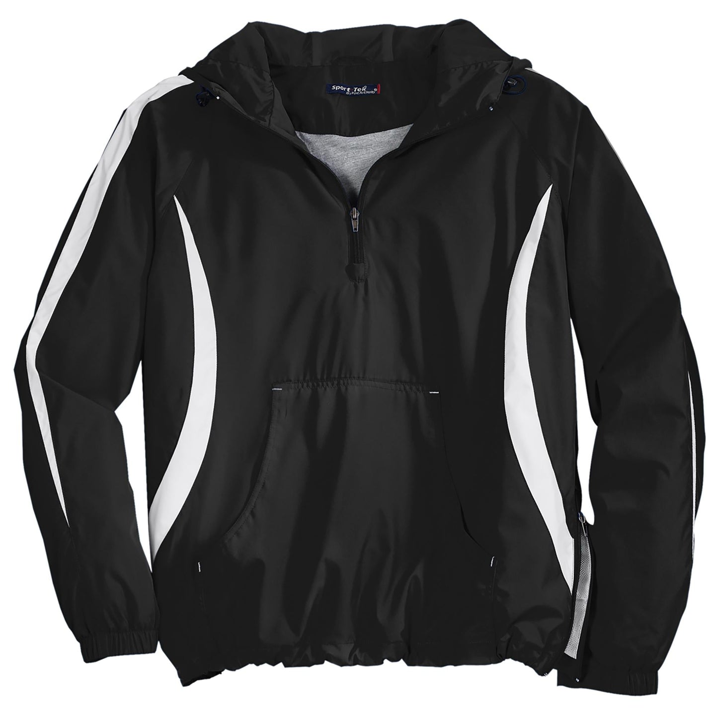 Black/White Anorak - Sport-Tek - Lightweight Style