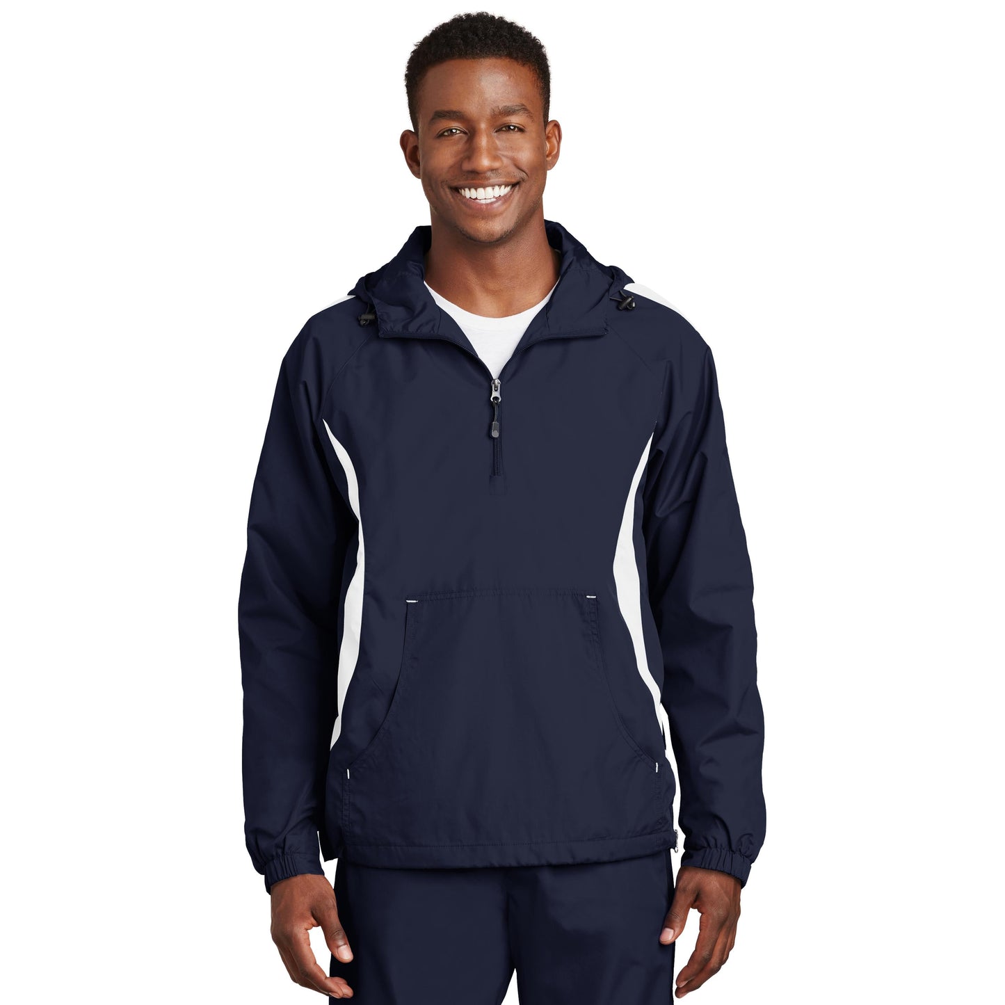 Black/White Anorak - Sport-Tek - Lightweight Style