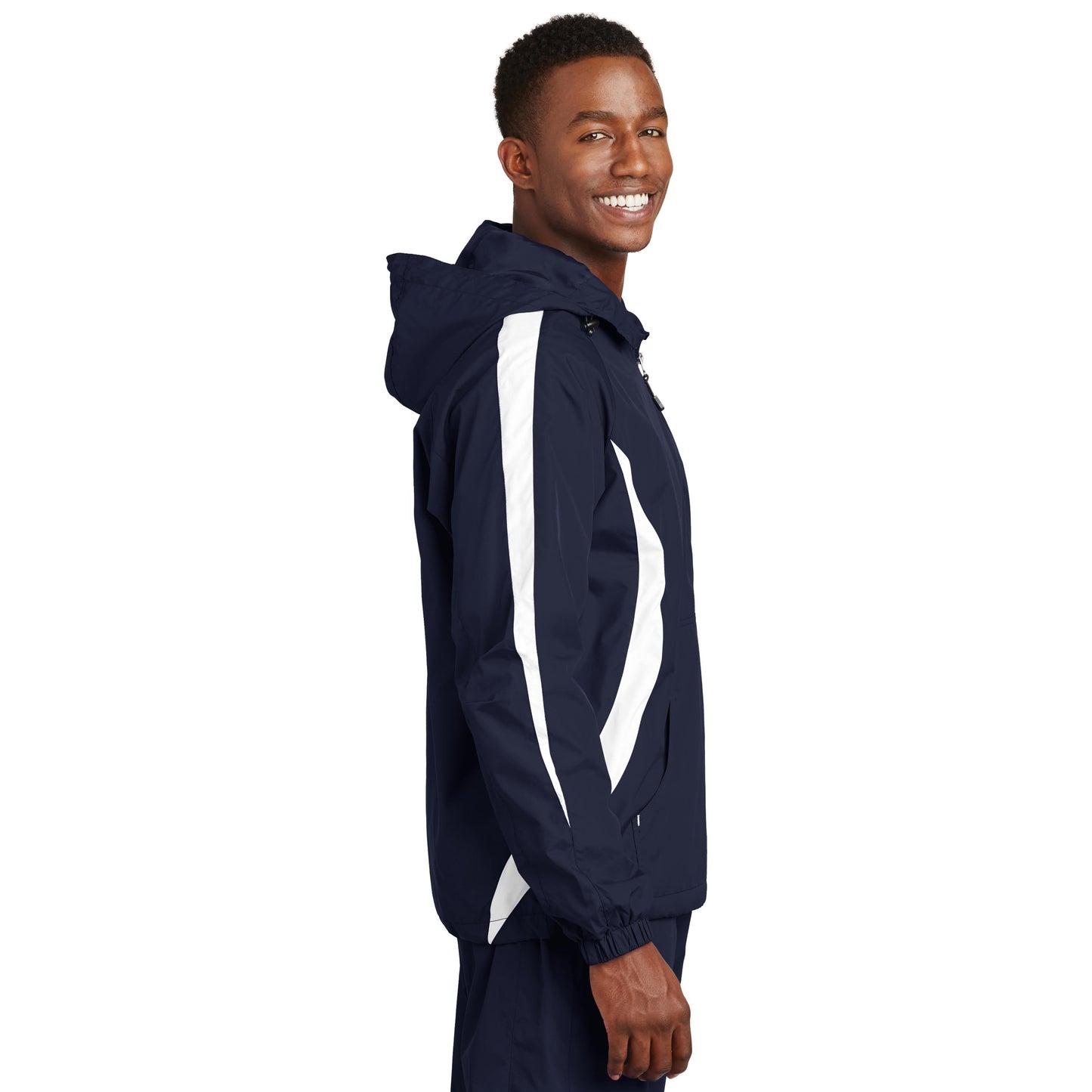 Black/White Anorak - Sport-Tek - Lightweight Style