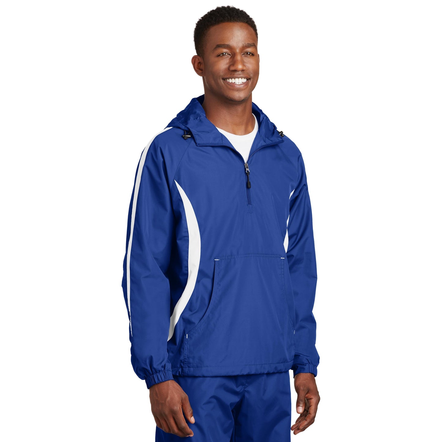 Black/White Anorak - Sport-Tek - Lightweight Style