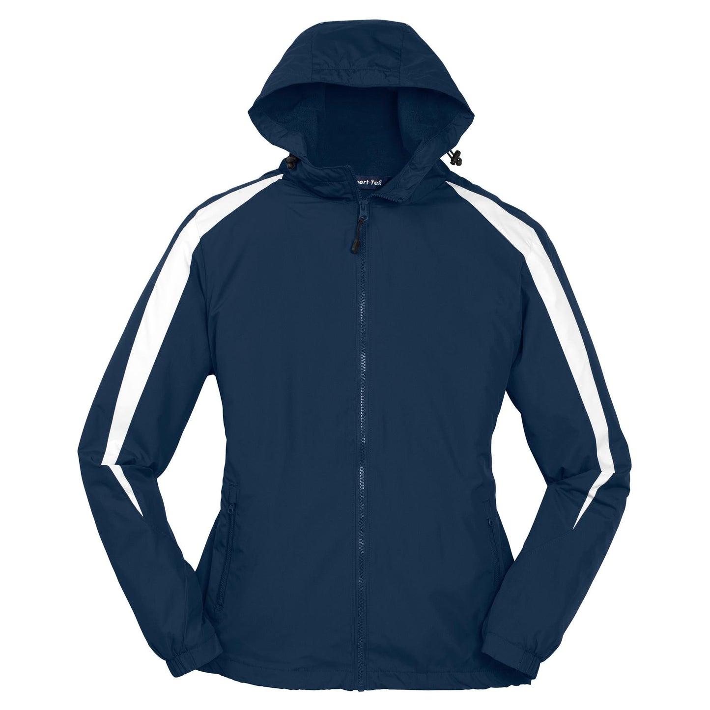 Black/White Jacket - Sport-Tek - Fleece-Lined Design