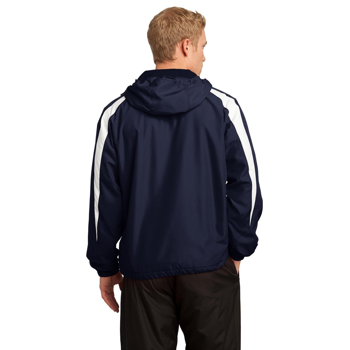 Black/White Jacket - Sport-Tek - Fleece-Lined Design