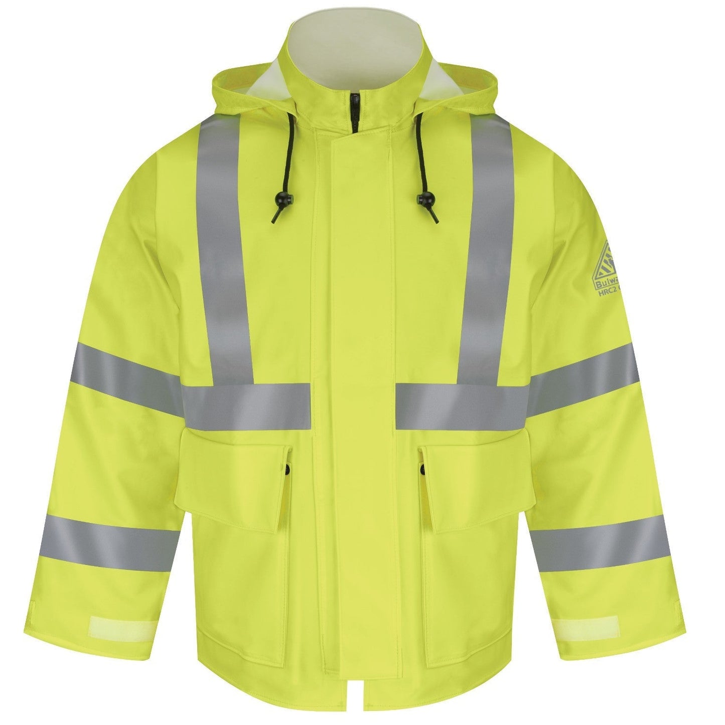Hi-Visibility Rain Jacket - Bulwark FR - Flame-Resistant