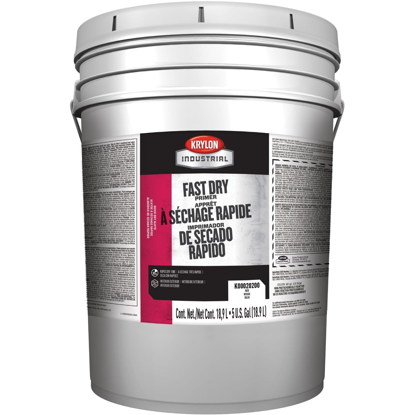 Red Oxide Primer - Krylon - Fast Drying Formula
