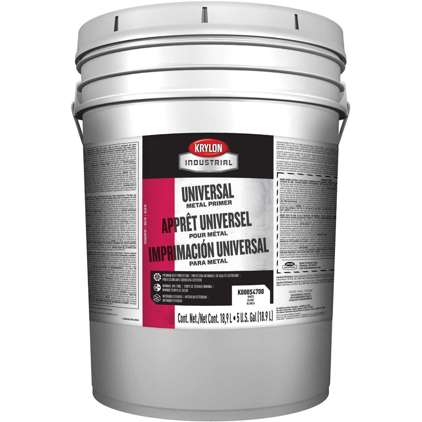 White Industrial Coatings - Krylon - Fast-Drying Primer