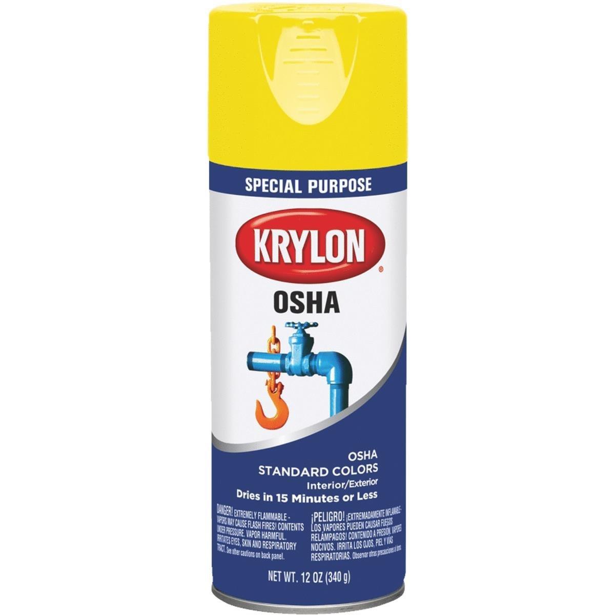 Safety Yellow Spray Paints - Krylon - OSHA Compliant