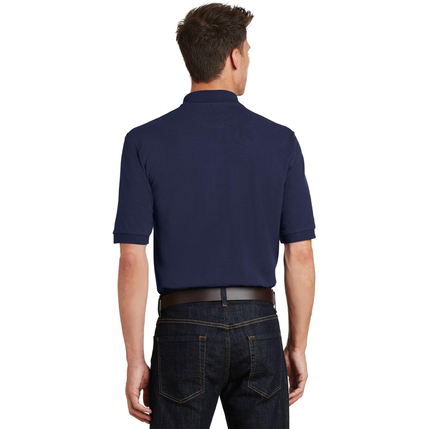 Black Polo Shirt - Port Authority - Comfortable Cotton Blend