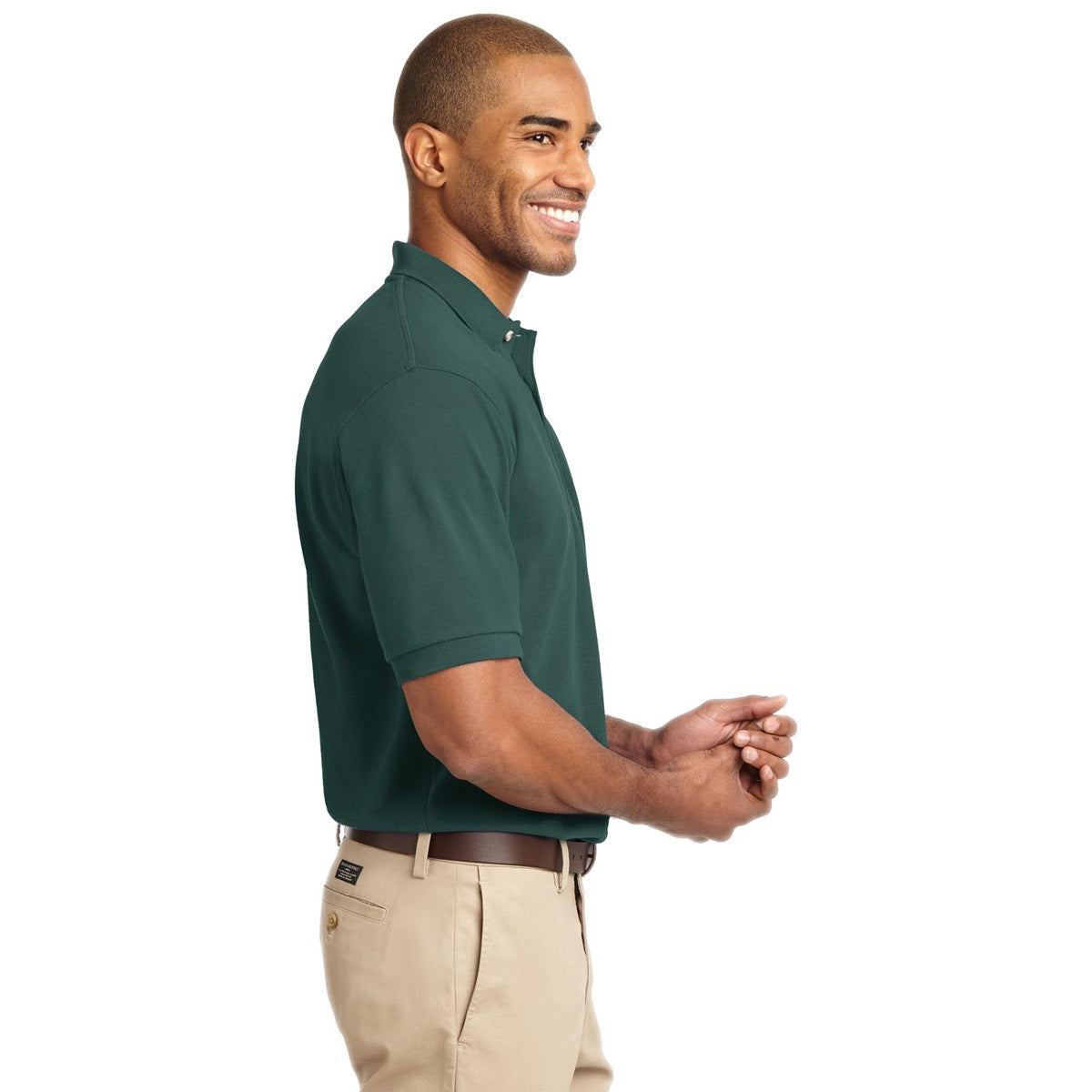 Dark Green Polo Shirt - Port Authority - Soft Pique