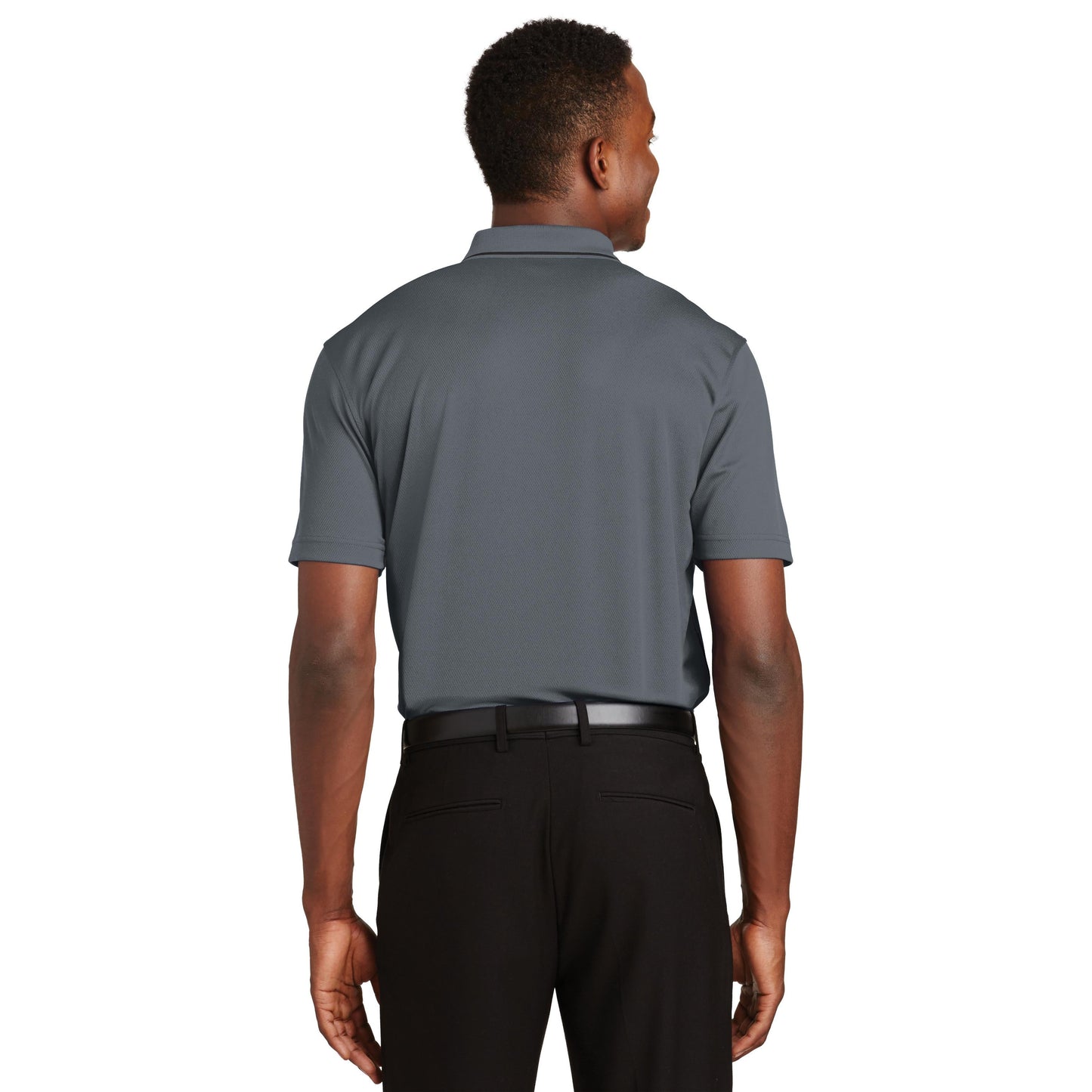 Black/White Polo Shirt - Sport-Tek - Moisture-Wicking