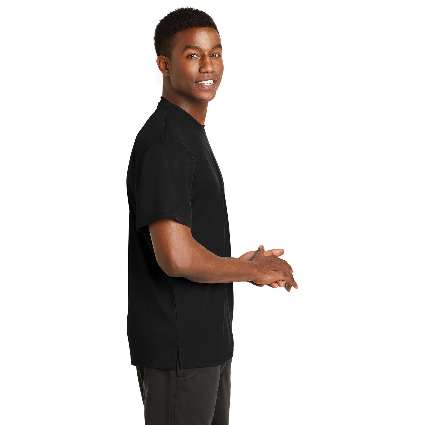 Black T-Shirts - Sport-Tek - Lightweight Polyester - Cool Fit