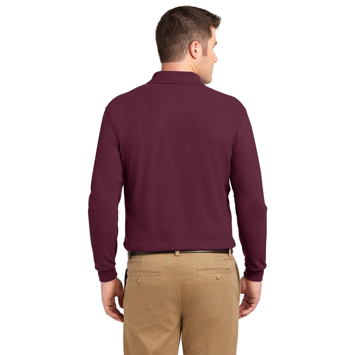 Black Polo Shirt - Port Authority - Soft Silk Touch