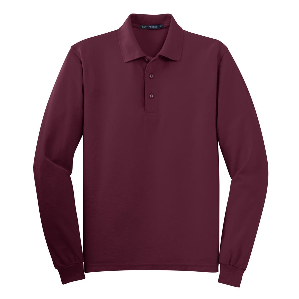 Black Polo Shirt - Port Authority - Soft Silk Touch