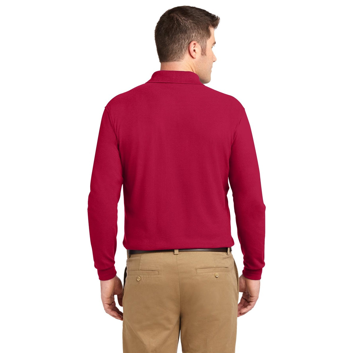 Black Polo Shirt - Port Authority - Soft Silk Touch