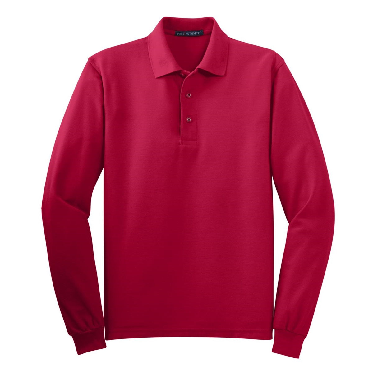 Black Polo Shirt - Port Authority - Soft Silk Touch