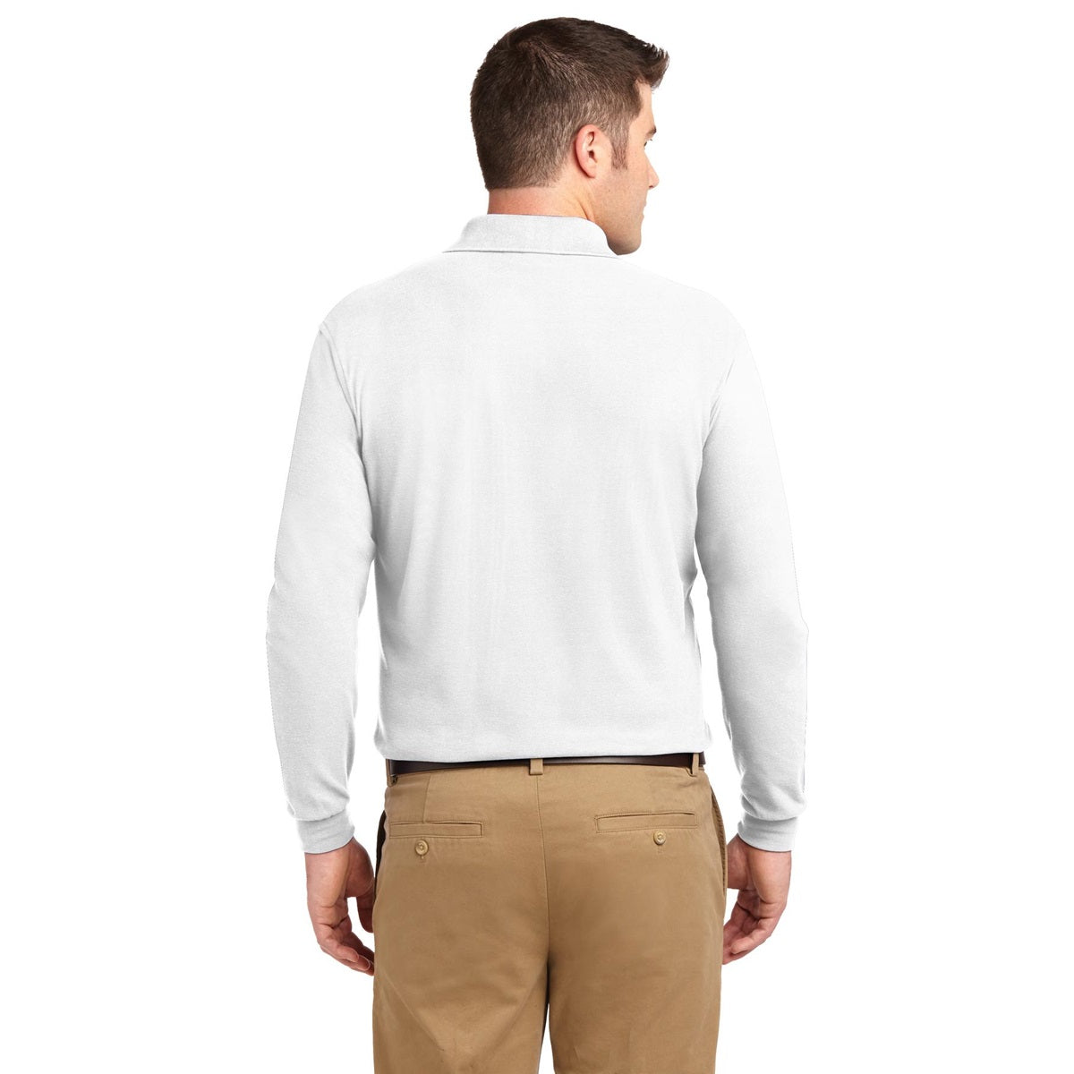 Black Polo Shirt - Port Authority - Soft Silk Touch