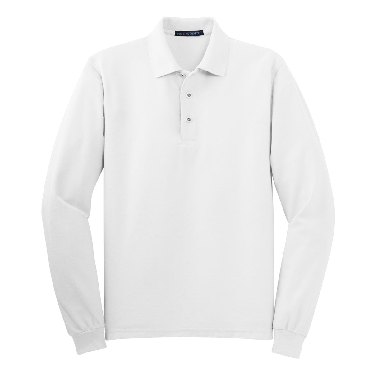 Black Polo Shirt - Port Authority - Soft Silk Touch