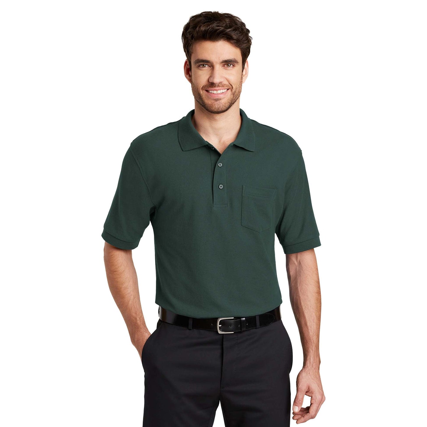 Black Polo Shirts - Port Authority - Stylish Touch