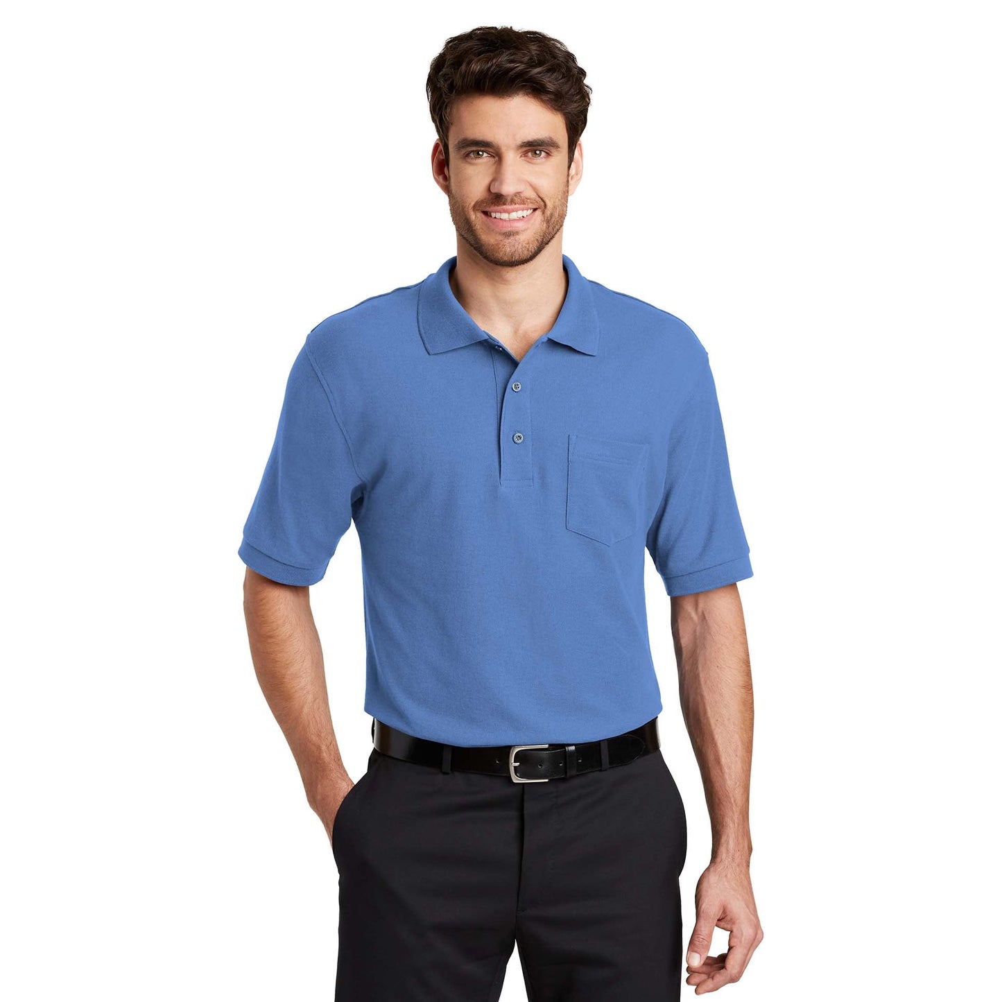 Black Polo Shirts - Port Authority - Stylish Touch
