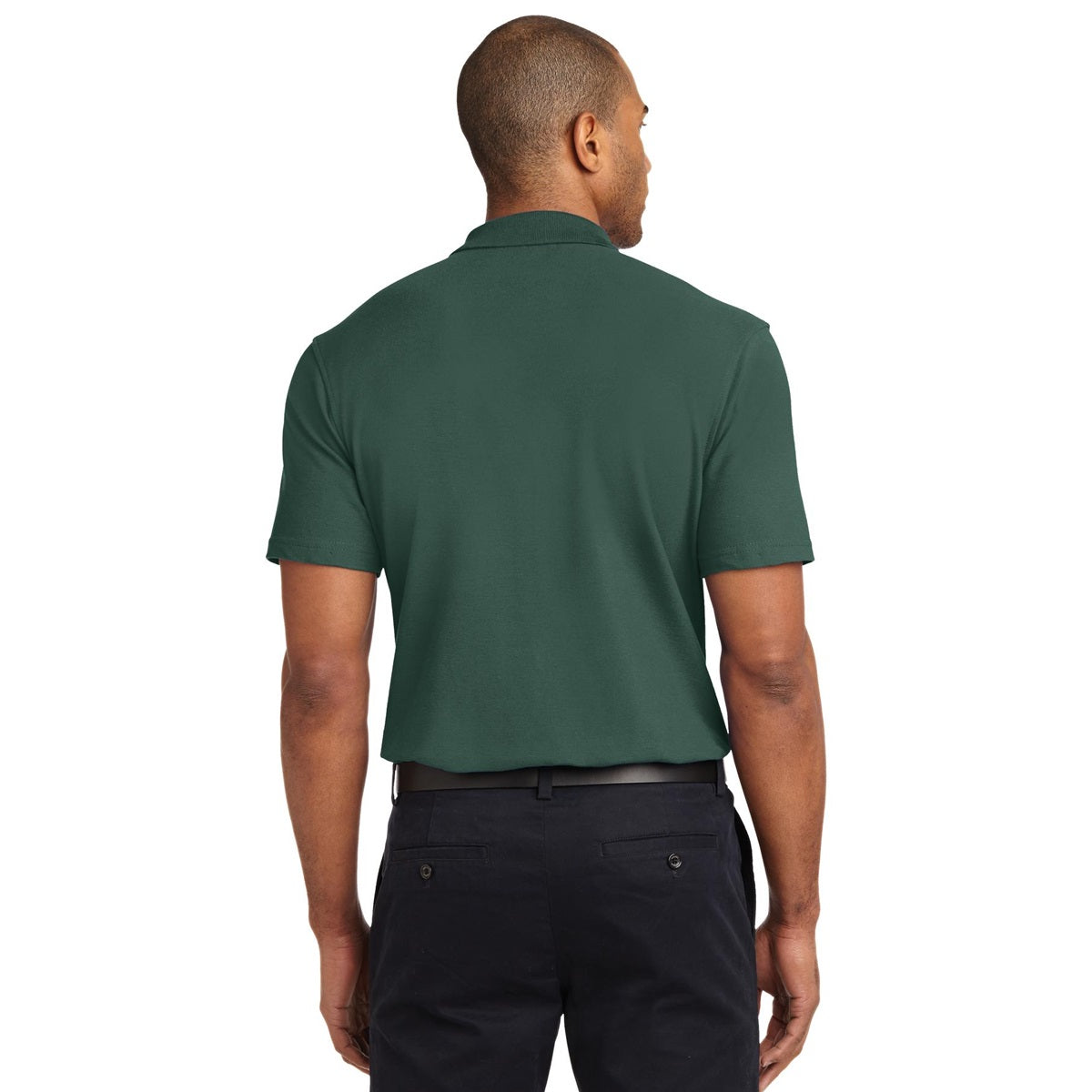 Black Polo Shirt - Port Authority - Stain-Resistant