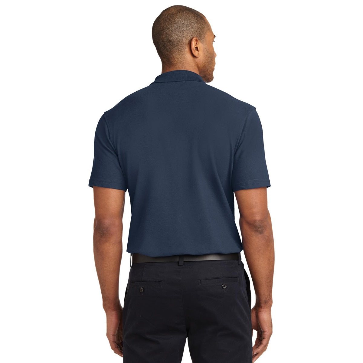 Black Polo Shirt - Port Authority - Stain-Resistant