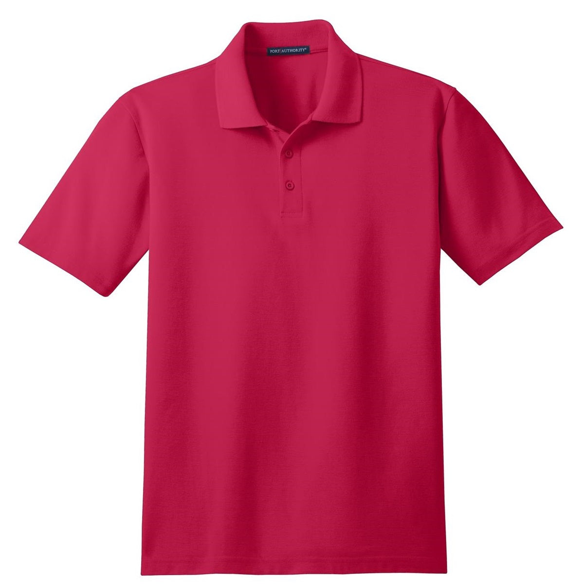 Black Polo Shirt - Port Authority - Stain-Resistant