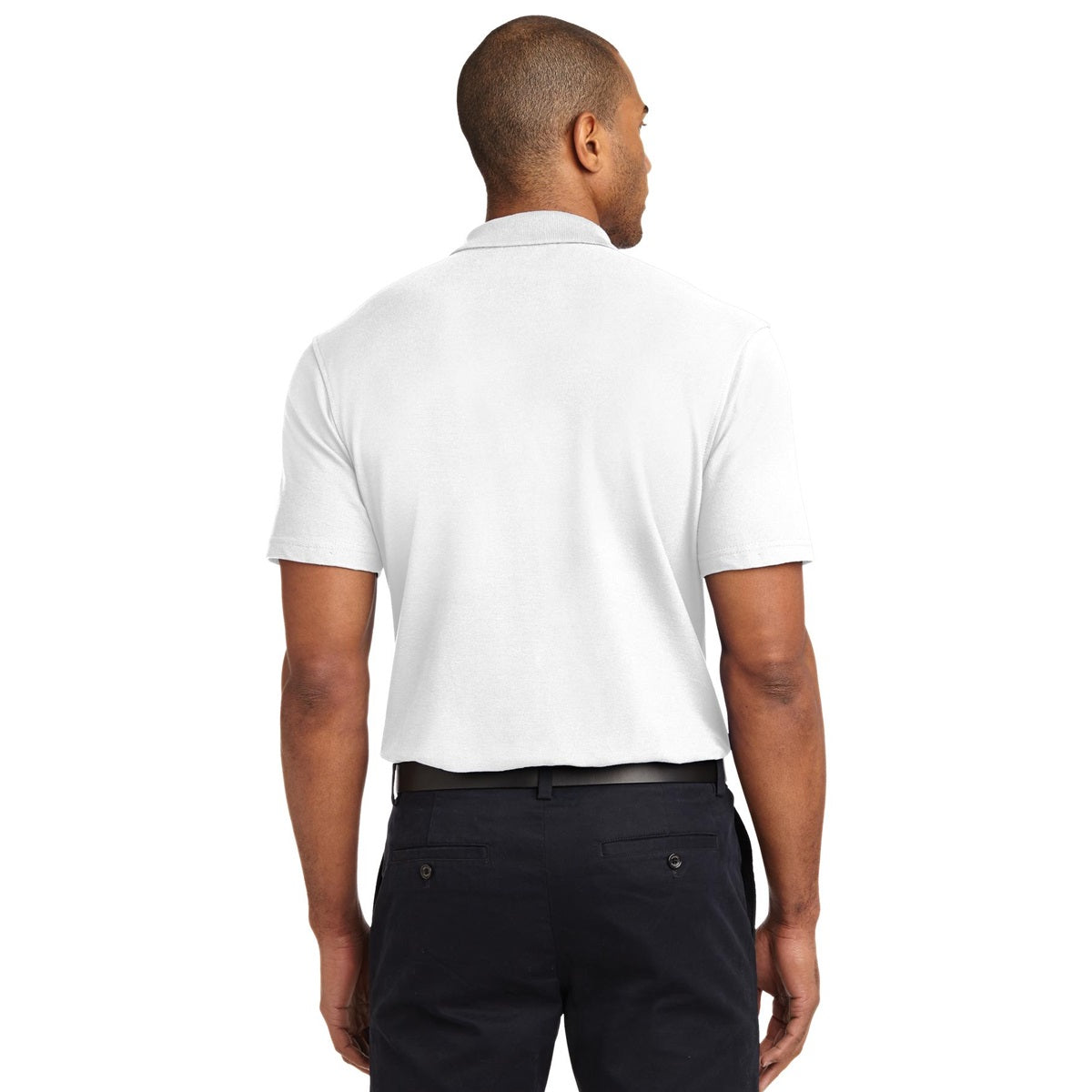 Black Polo Shirt - Port Authority - Stain-Resistant