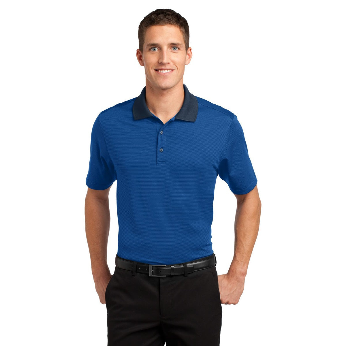 Graphite Polo Shirts - Port Authority - Stretch Blend