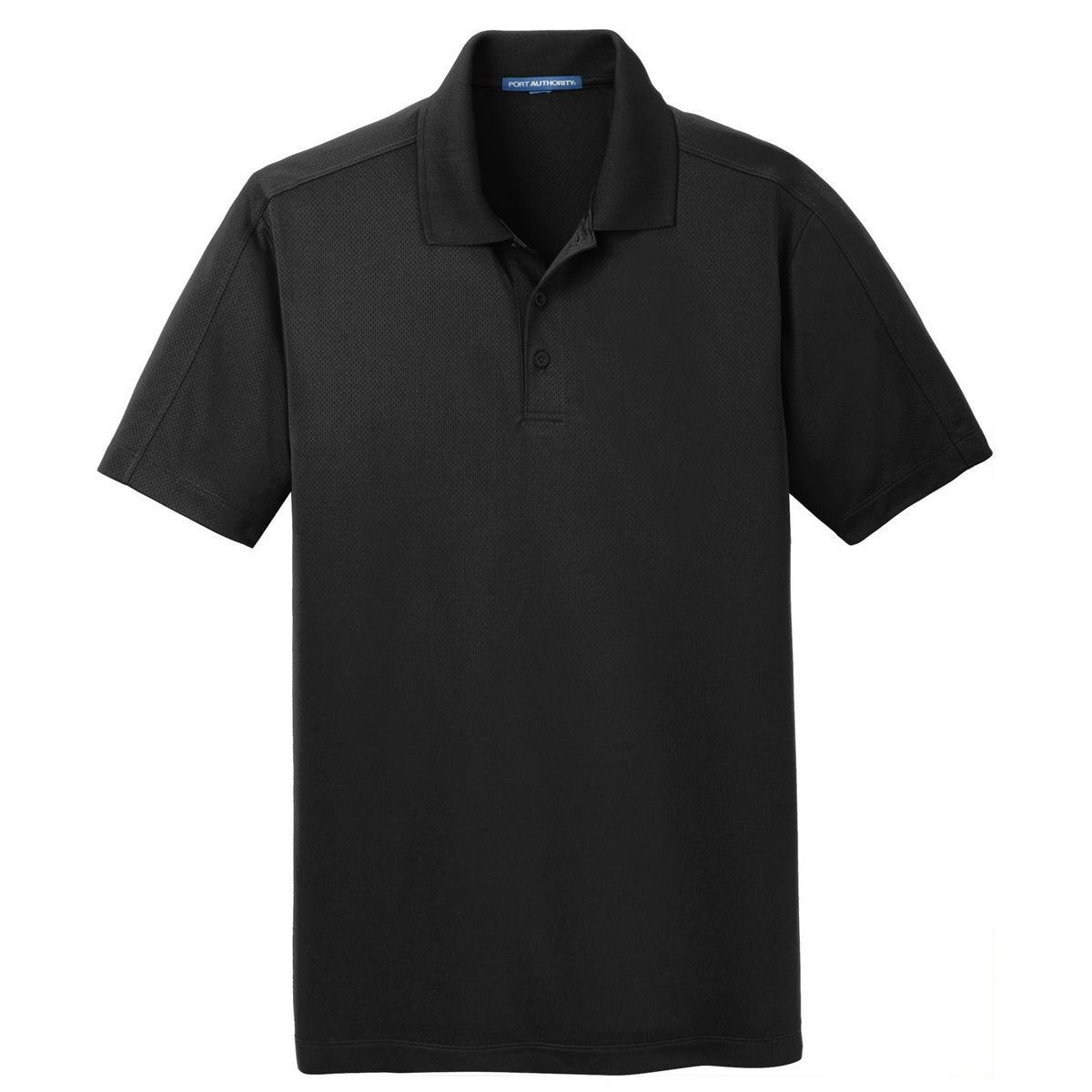 Black Polo Shirts - Port Authority - Moisture Wicking
