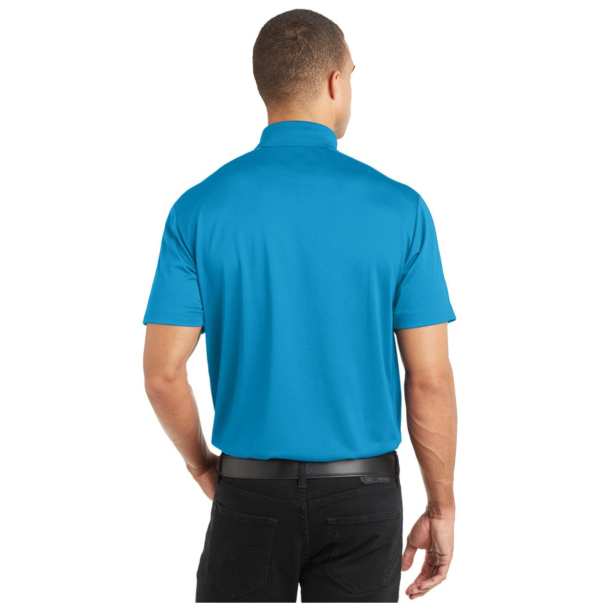 Black Polo Shirts - Port Authority - Moisture Wicking