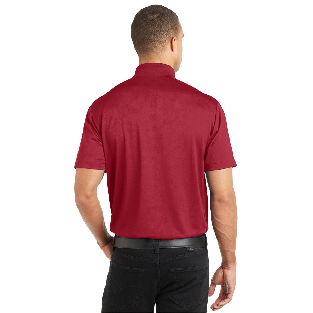 Black Polo Shirts - Port Authority - Moisture Wicking