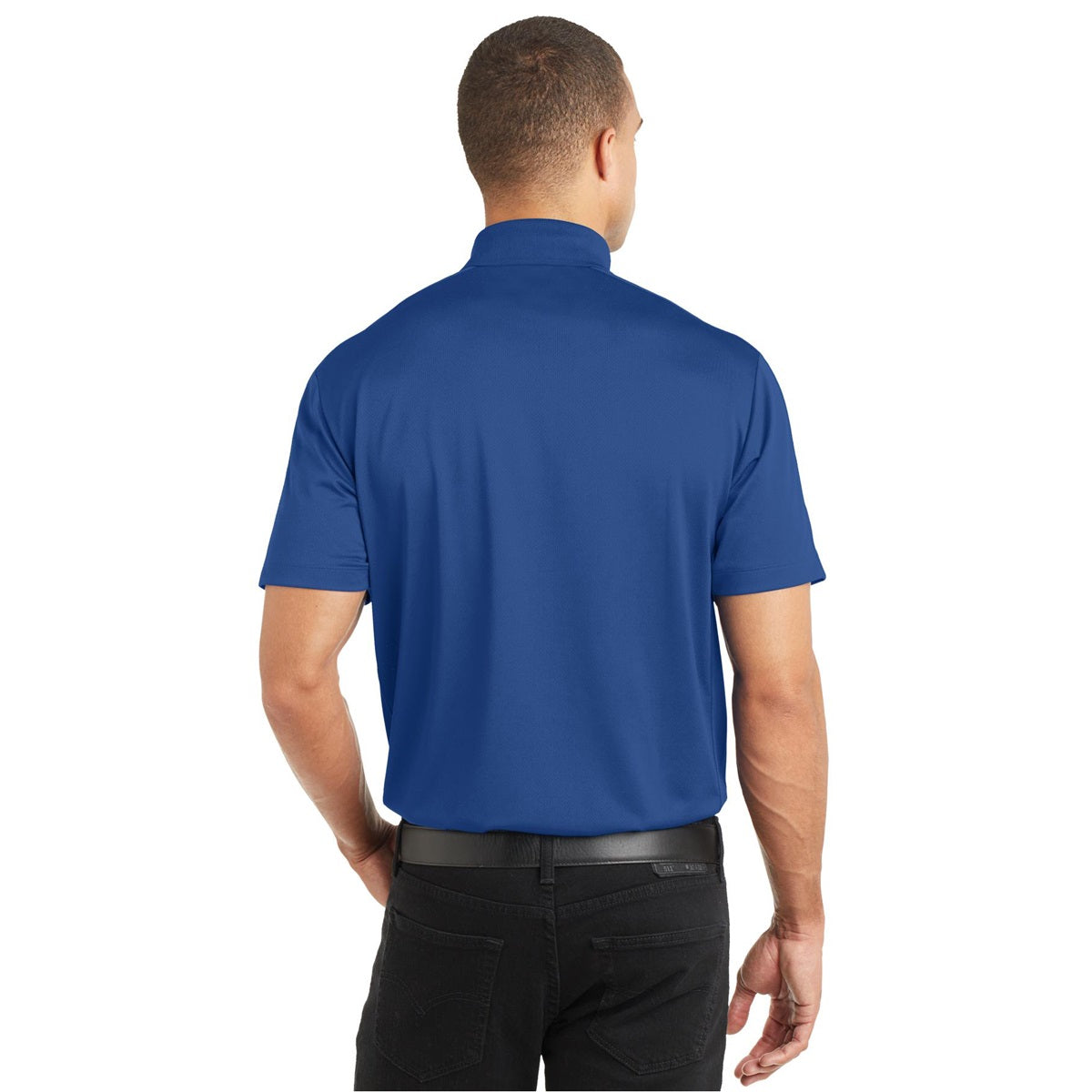 Black Polo Shirts - Port Authority - Moisture Wicking