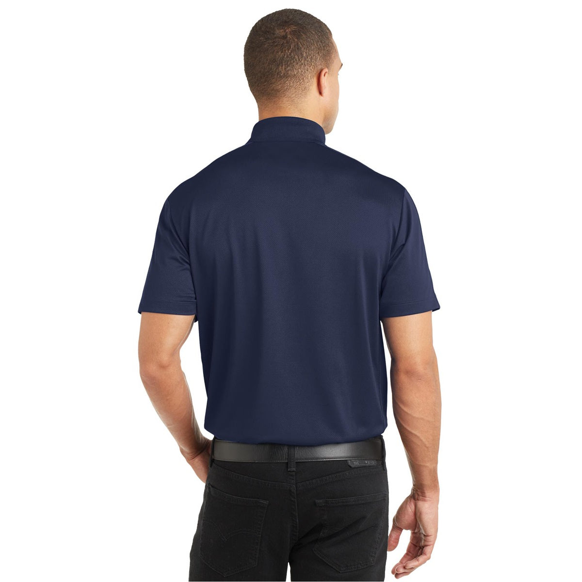 Black Polo Shirts - Port Authority - Moisture Wicking