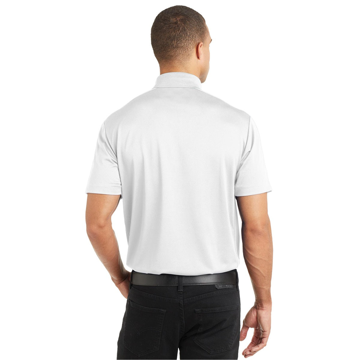 Black Polo Shirts - Port Authority - Moisture Wicking