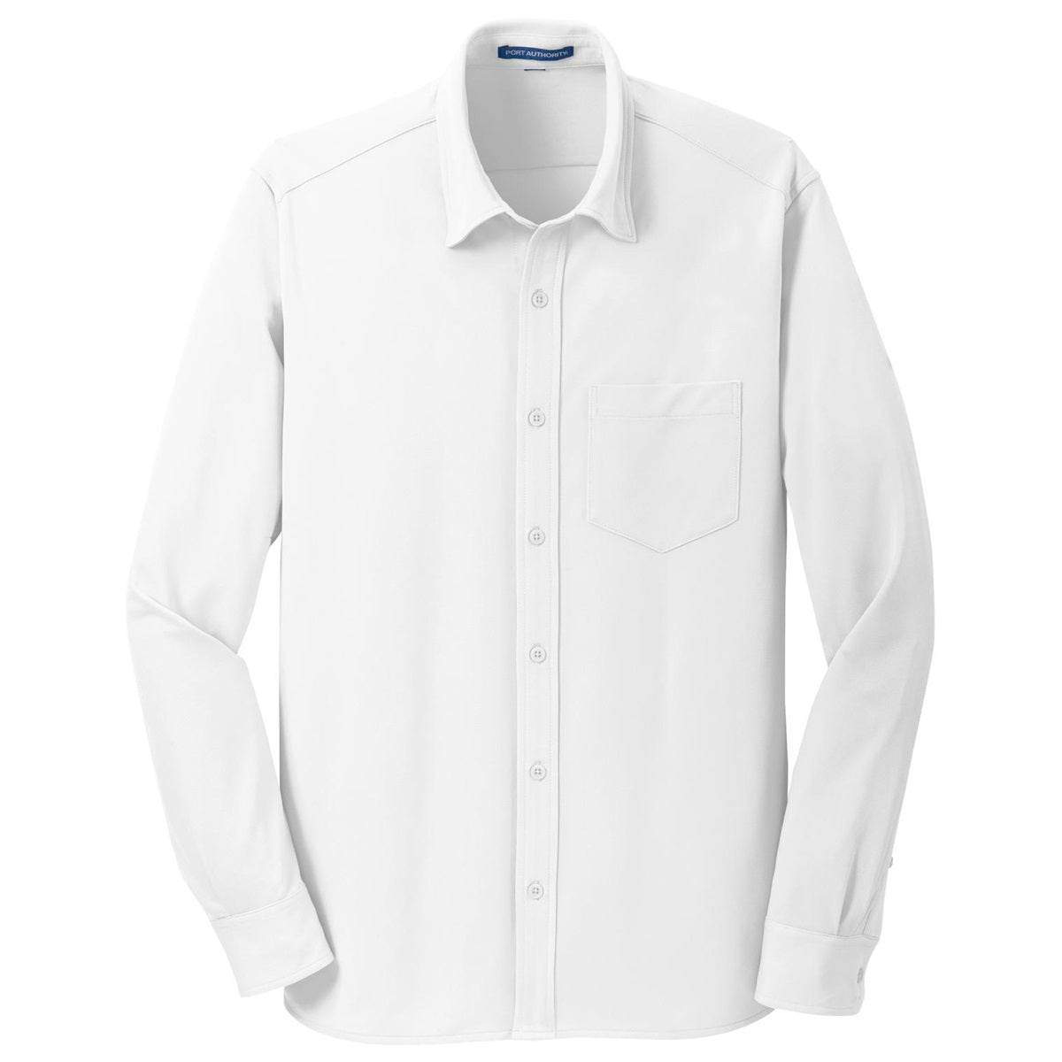 Battleship Grey Button Up Shirt - Port Authority - Soft