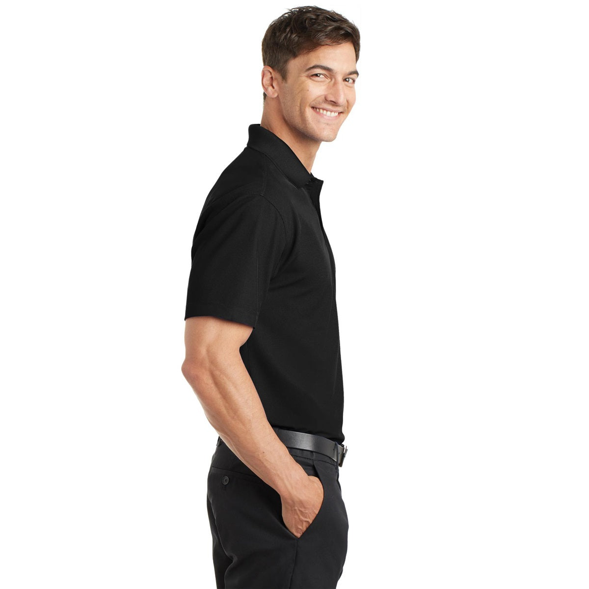 Autumn Orange Polo Shirts - Port Authority - Comfortable Fit