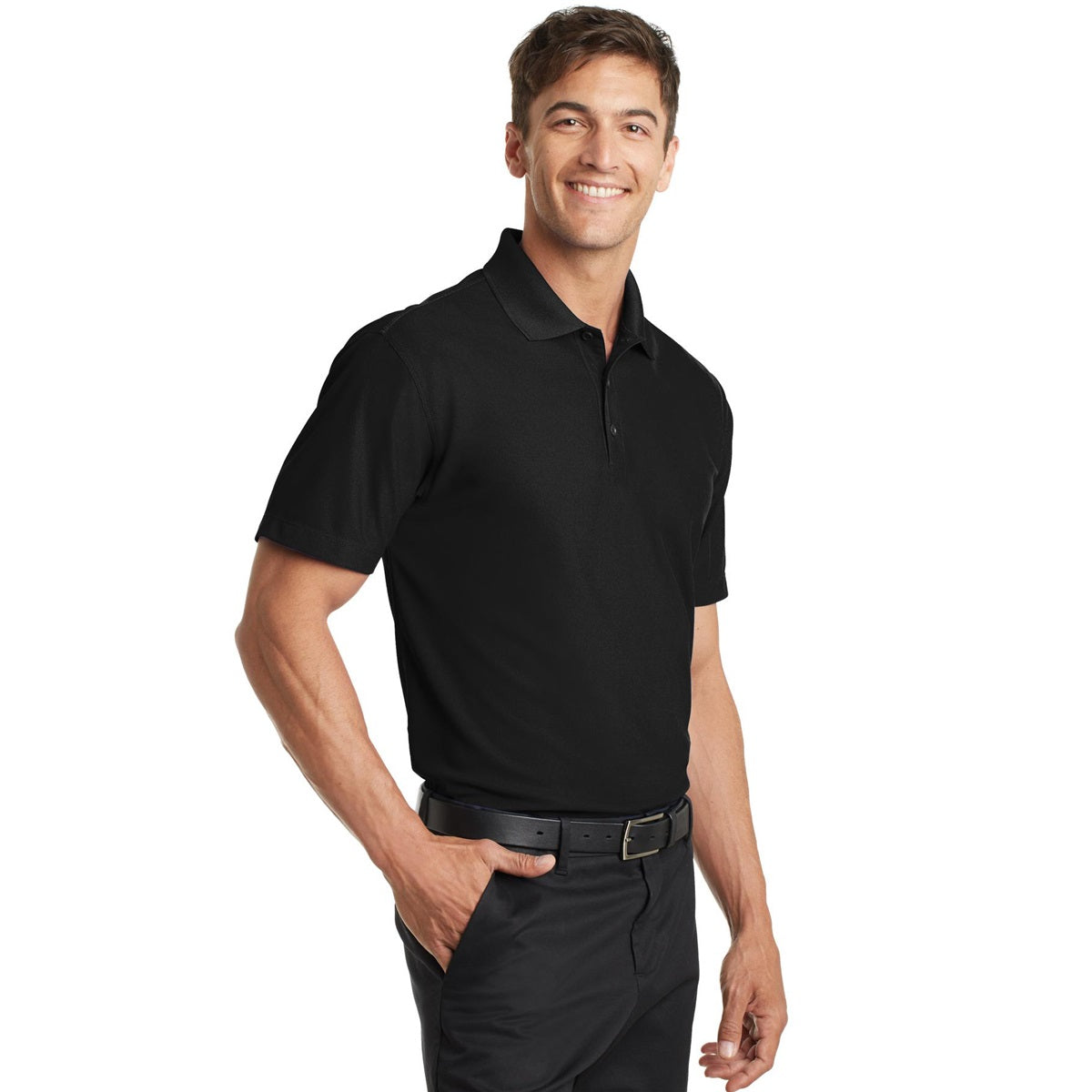 Autumn Orange Polo Shirts - Port Authority - Comfortable Fit