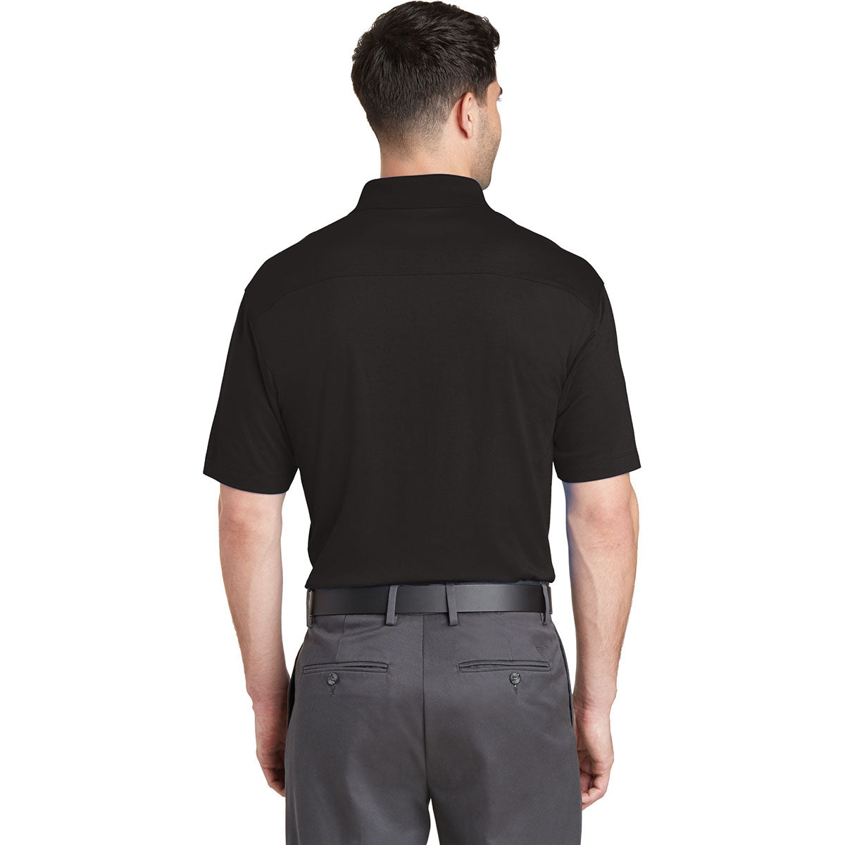 Black Polo Shirts - Port Authority - Moisture Wicking