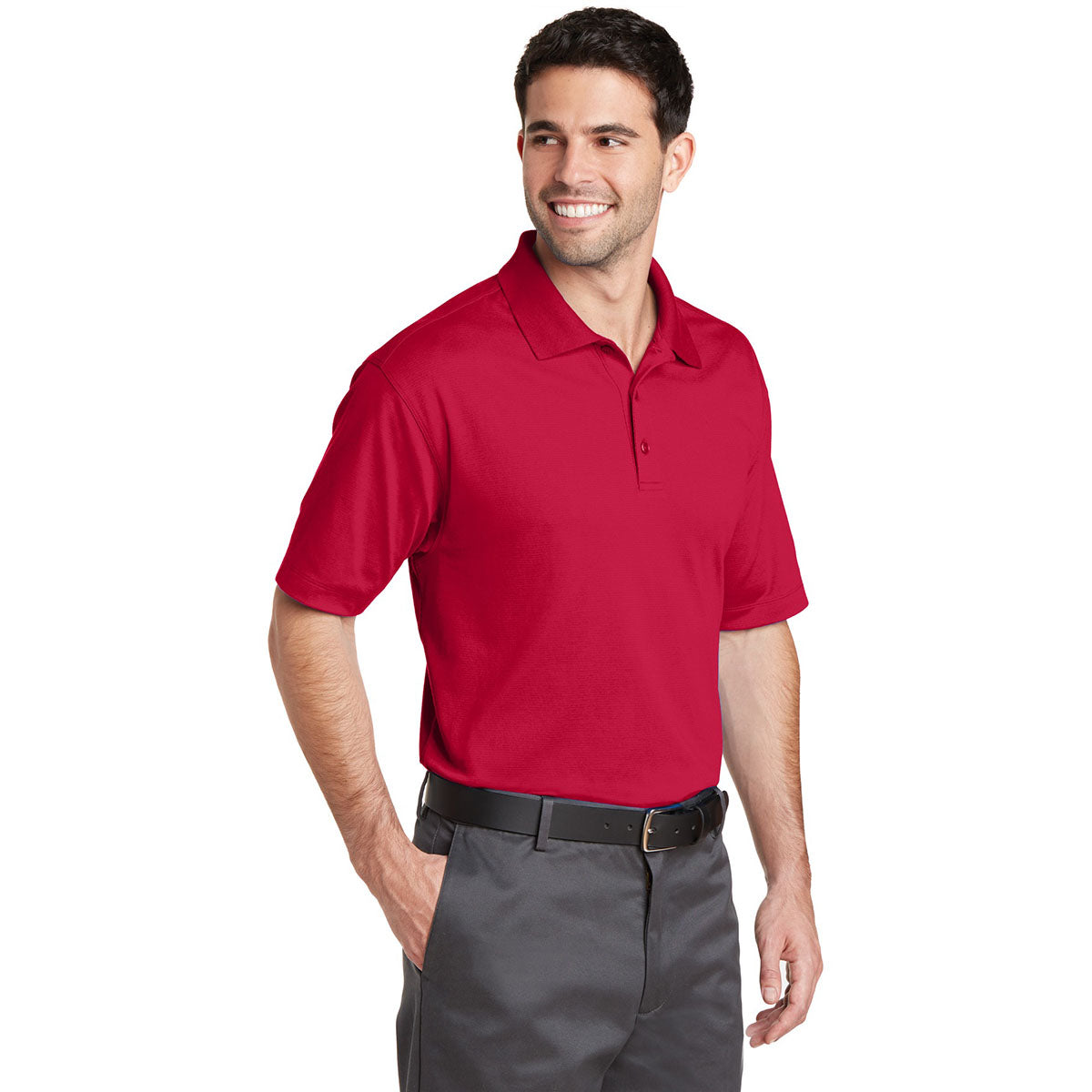 Black Polo Shirts - Port Authority - Moisture Wicking