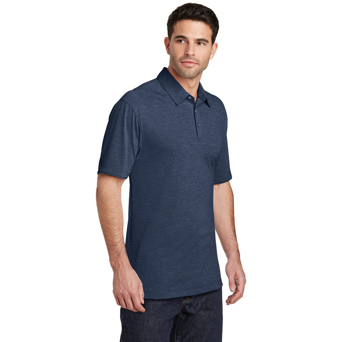 Dark Grey Polo Shirts - Port Authority - Stylish Comfort