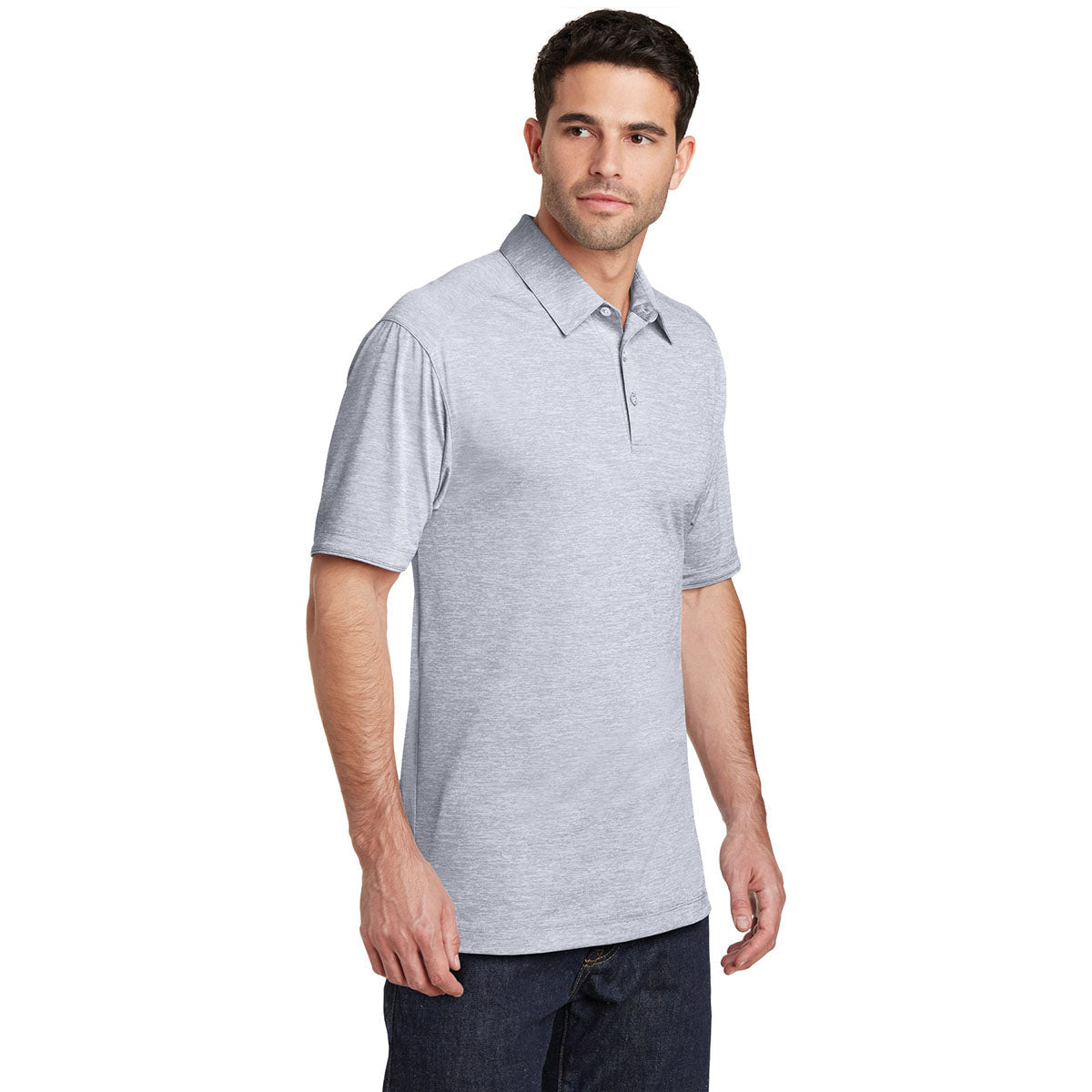 Dark Grey Polo Shirts - Port Authority - Stylish Comfort