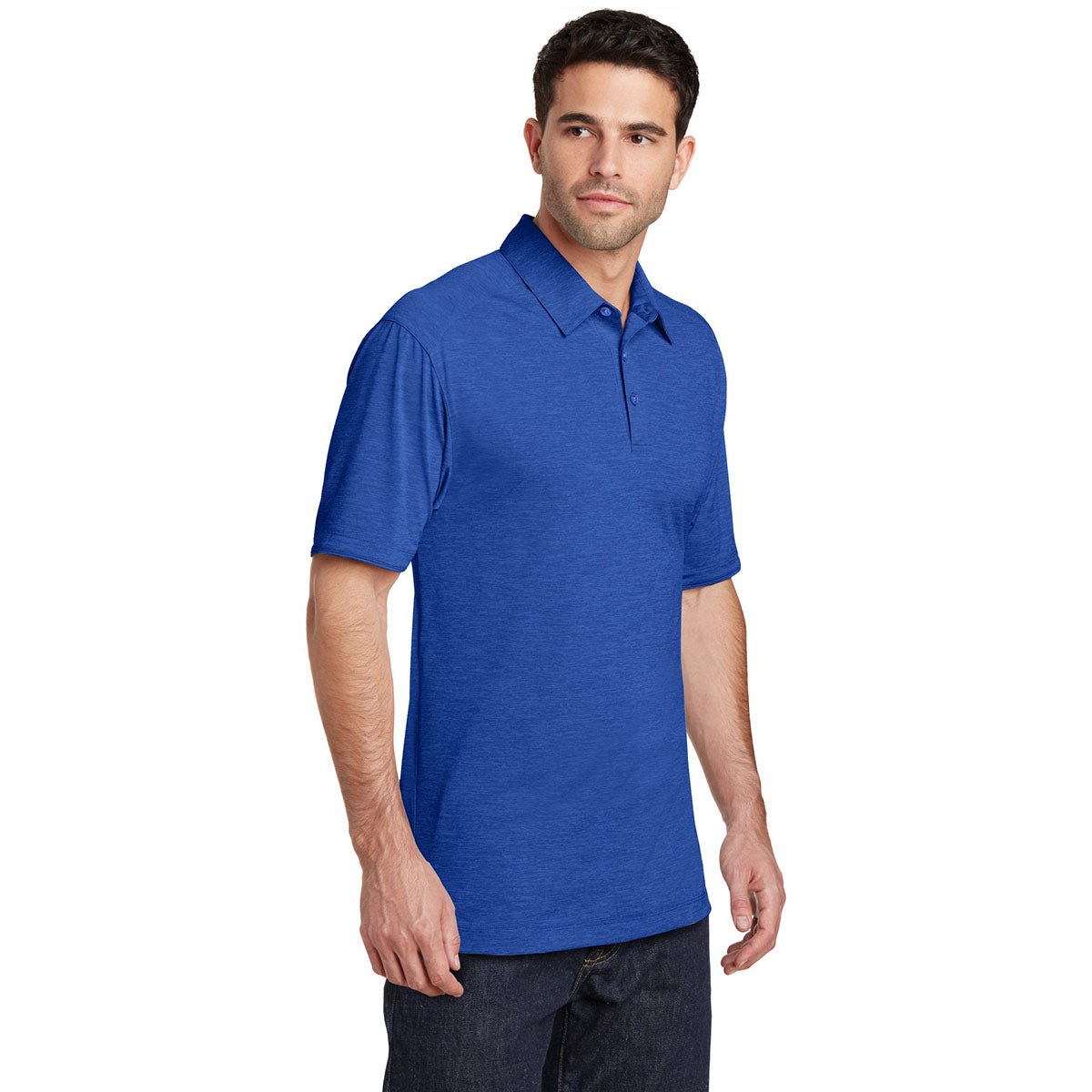 Dark Grey Polo Shirts - Port Authority - Stylish Comfort