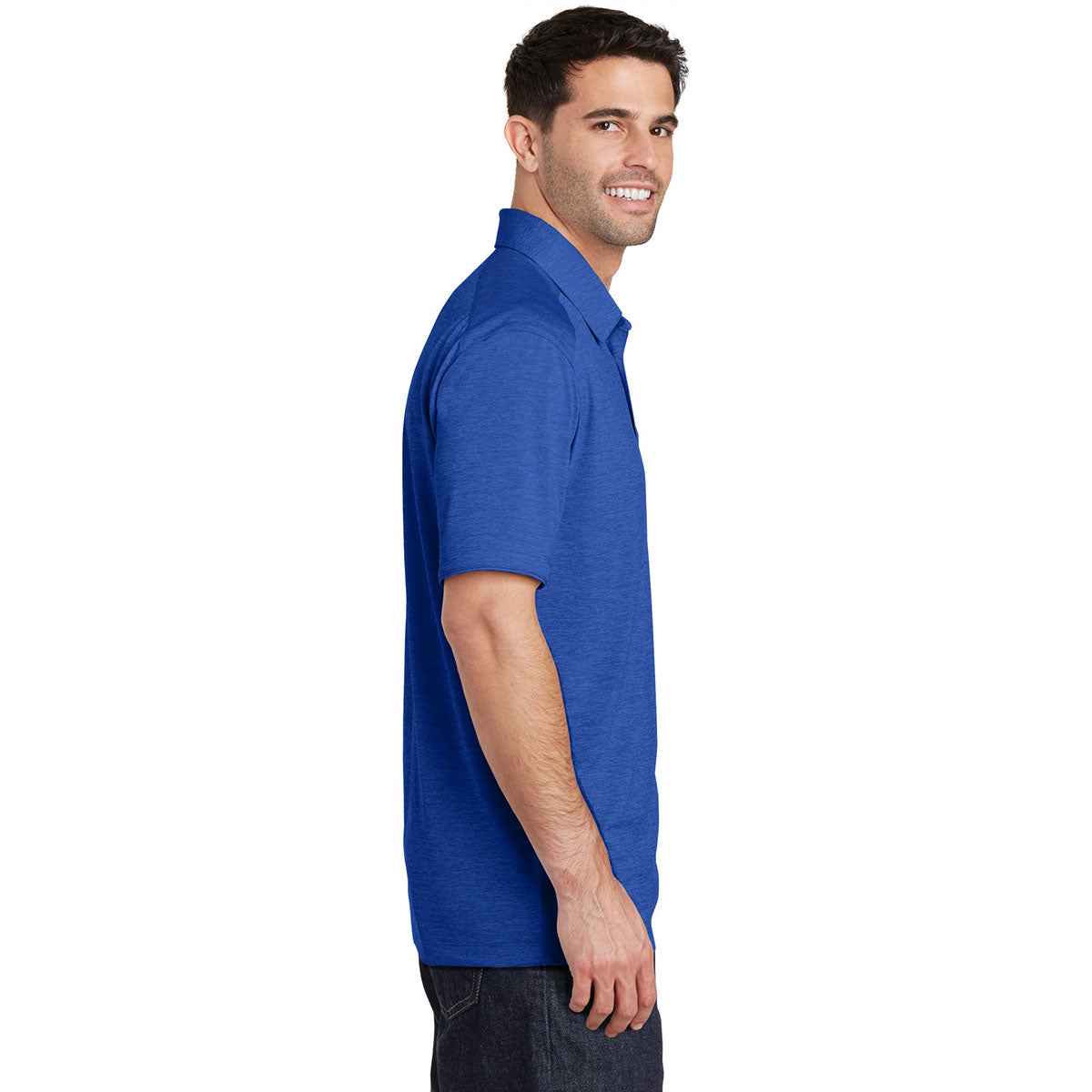 Dark Grey Polo Shirts - Port Authority - Stylish Comfort