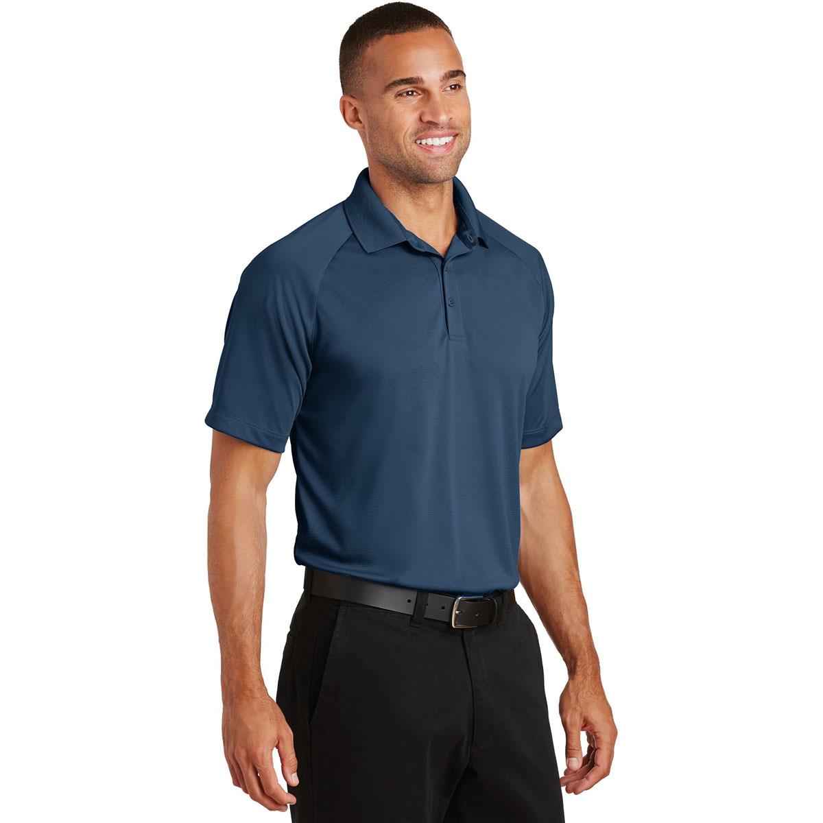 Azure Blue Polo Shirt - Port Authority - Moisture Wicking