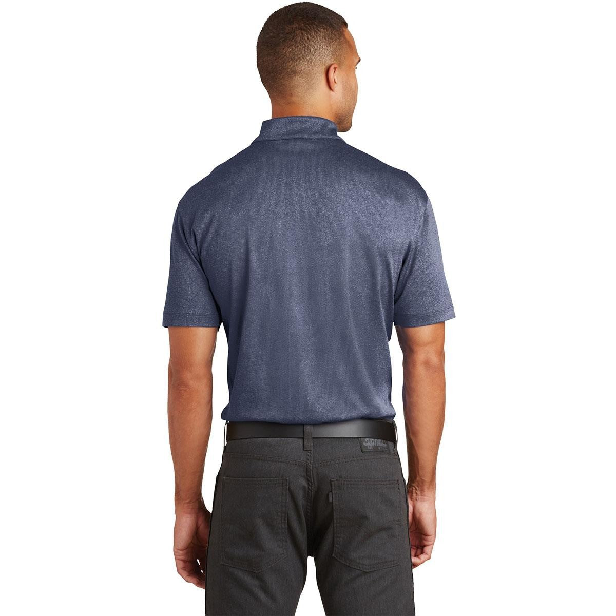Charcoal Heather Polo Shirts - Port Authority - Stylish Fit
