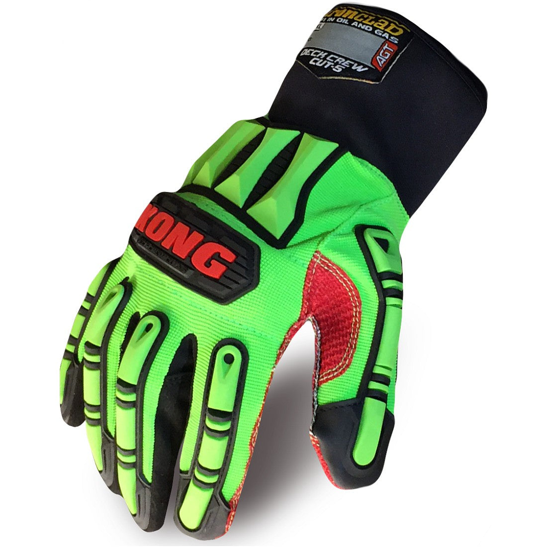 Green/Red Performance Gloves - Ironclad - Durable Cut Resistant