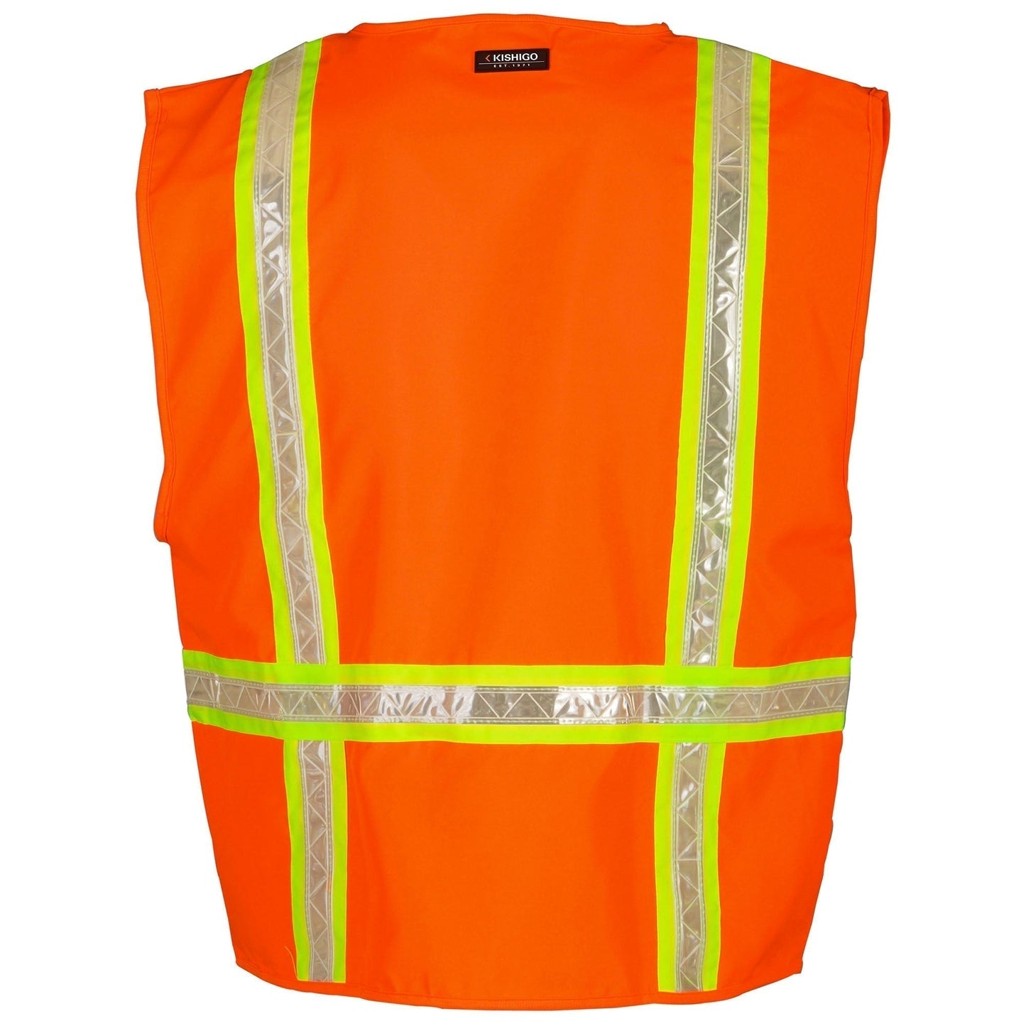 Orange Safety Vest - Kishigo - Multi-Pocket Design