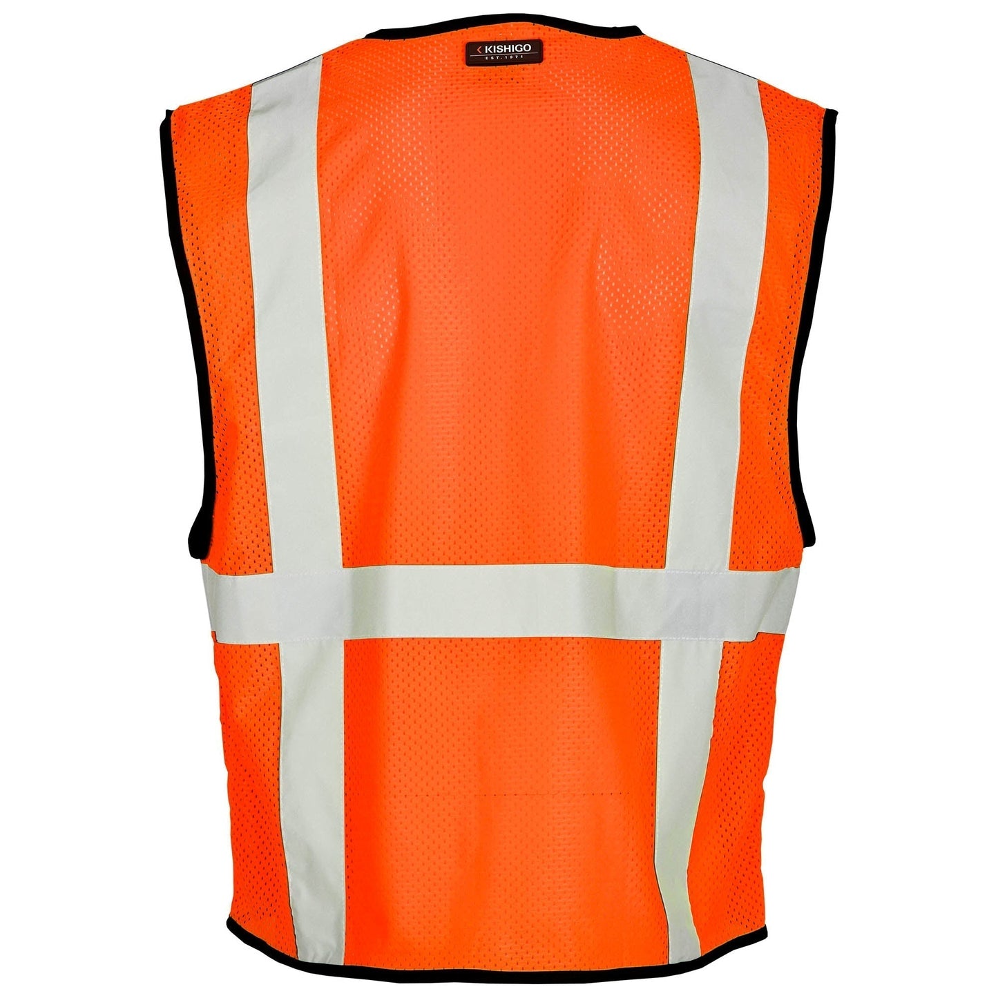 Yellow/Lime Safety Vests - Kishigo - Economy Mesh 6-Pocket